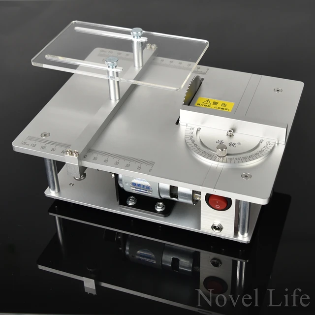 Mini Hobby Table Saw Handmade Woodworking Bench Saw DIY 